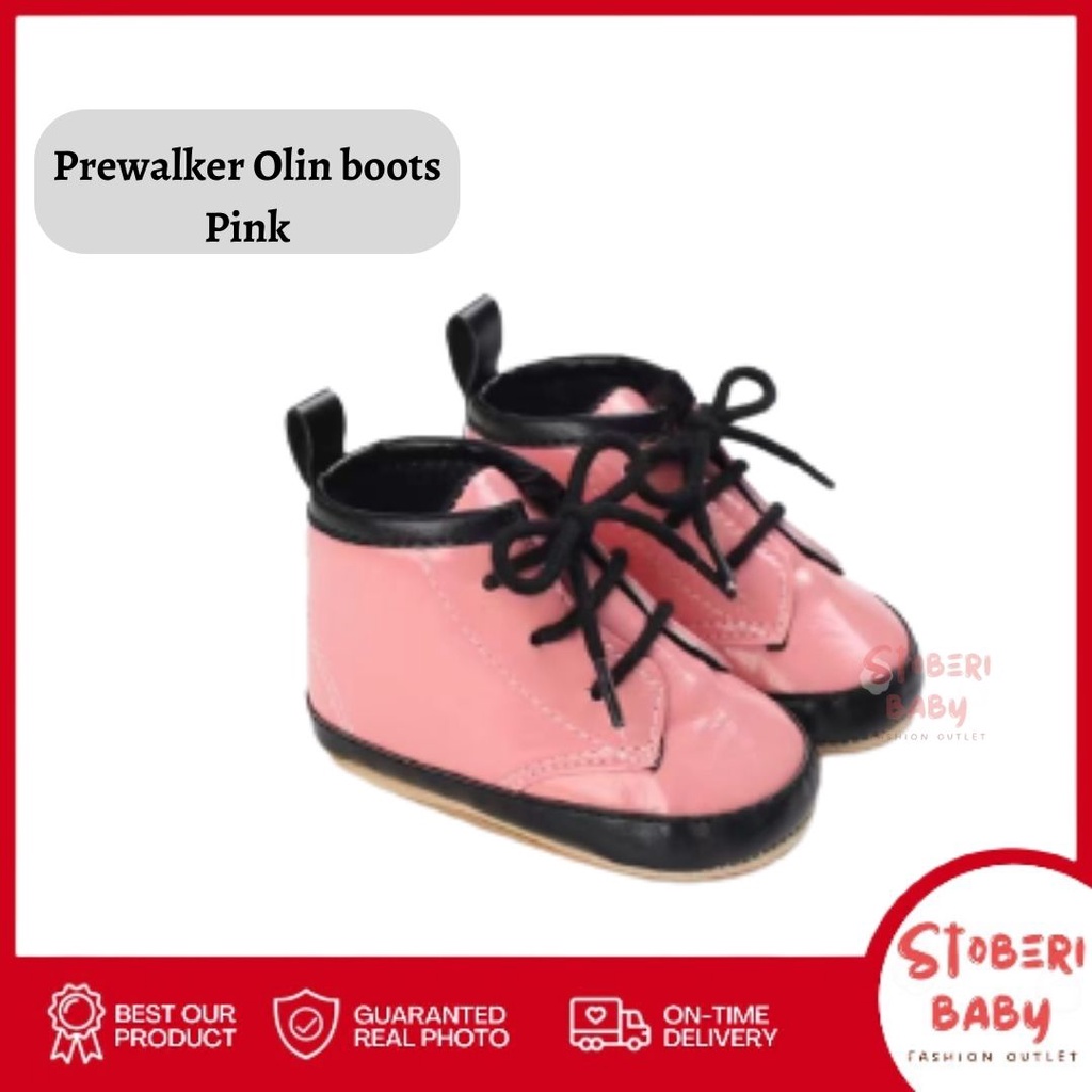 PUNCAK 3.3 stoberi baby - PREWALKER Sepatu Anak Bayi Baby  Shoes Sandal Casual Socks Anti Slip Bahan Import / OLINE BOOTS