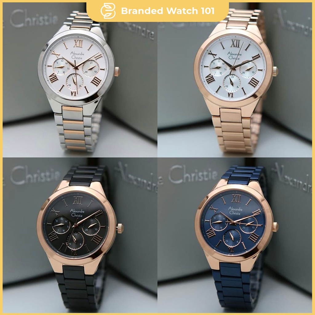 ORIGINAL Jam Tangan Wanita Alexandre Christie AC 2829 / AC2829 Garansi 1 Tahun