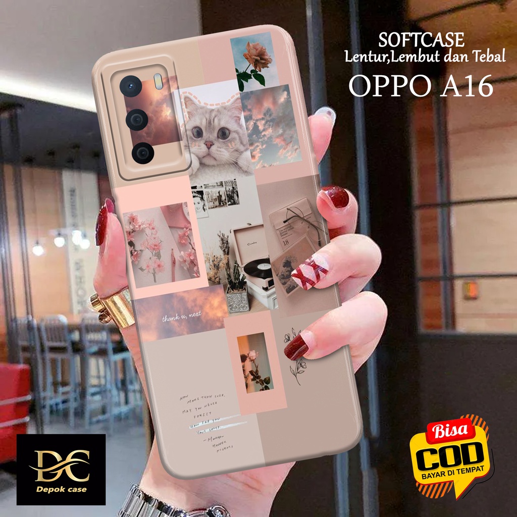 Case Oppo A16 Terbaru - Fashion Case AESTHETIC - Casing Hp Oppo A16 Terbaru - Softcase Hp Oppo A16 T