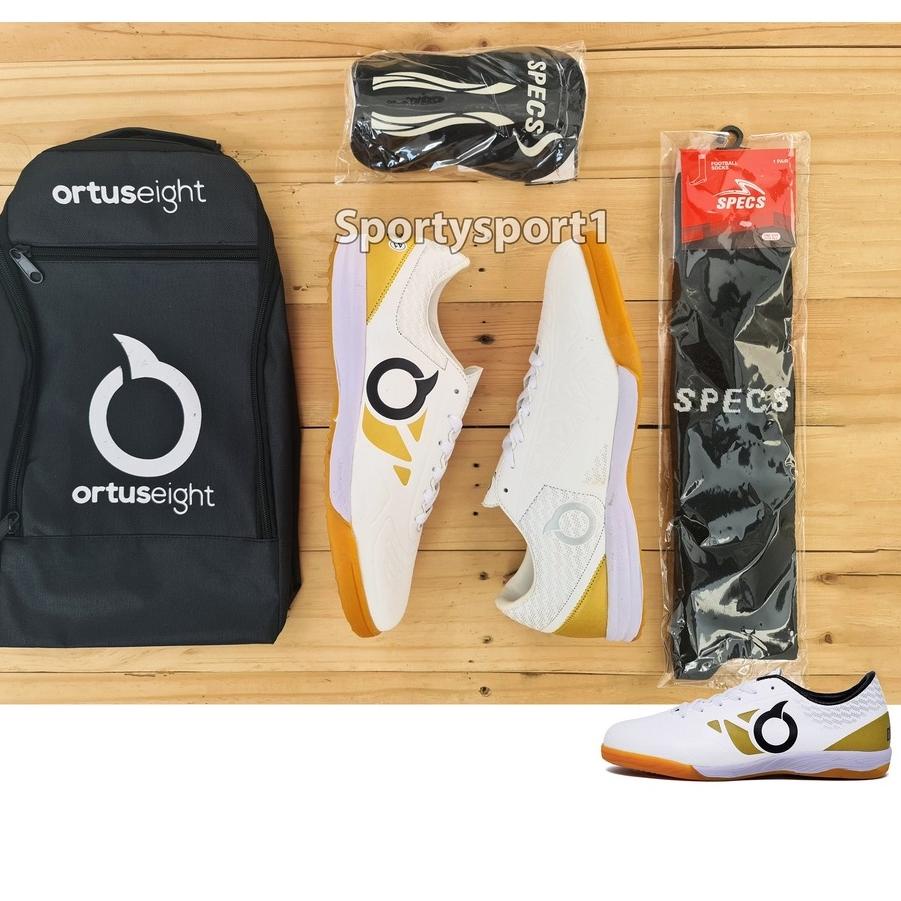 [OMR.18Oc22ˢ] HARGA Rp DAPAT SEMUA YANG DI GAMBAR  PAKET KOMPLIT SEPATU FUTSAL ORTUS CATALYST REVENG