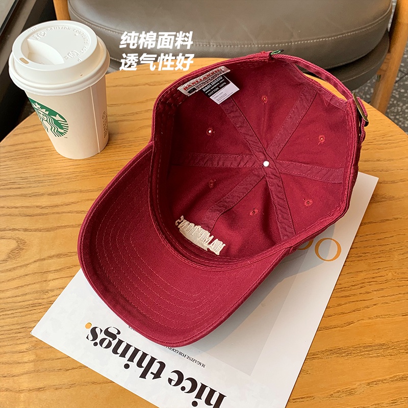 NEXTSTOP-246 Unisex Topi Baseball Pria Wanita Bordir Hmaptnos Bahan Katun Lembut Musim Panas