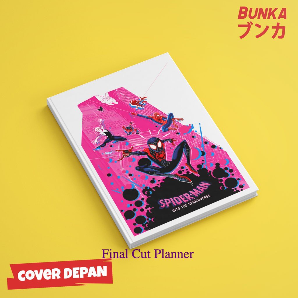 

Notebook Spiderman into the Spiderverse A Hardcover A5 Buku Tulis Catatan Note Agenda Planner Jurnal .