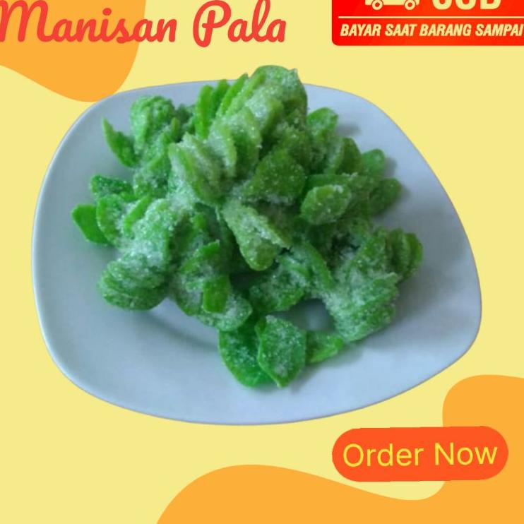 

Model Baru--Manisan buah pala kering kembang 1kg(bisa COD)