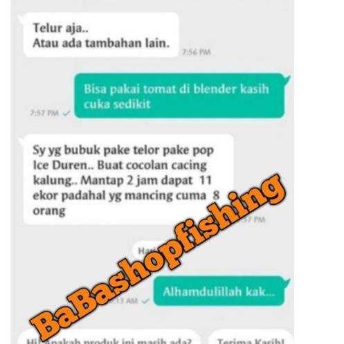 ㊩ perangsang khusus ikan bawal BaBa jenis minyak モ