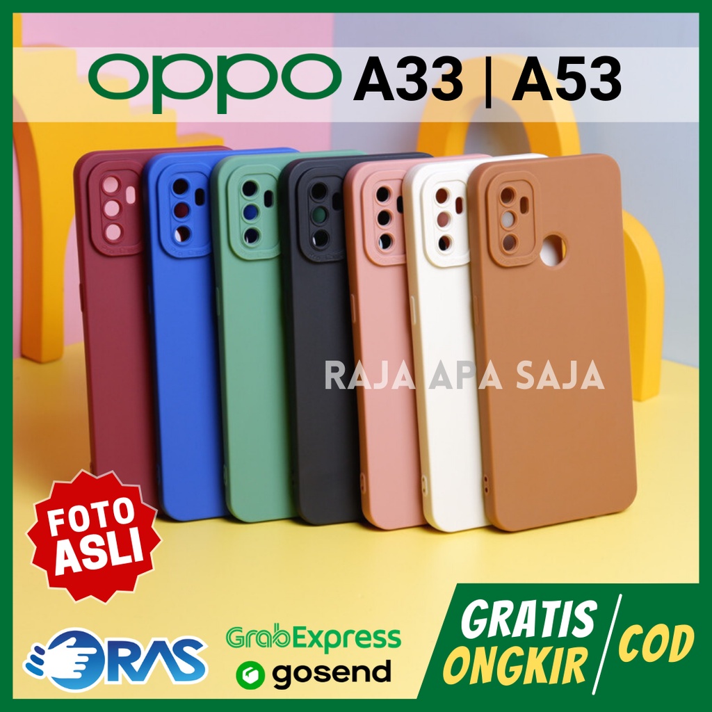 Soft Case OPPO A33 A53 Cover Casing Silicon Silikon Karet Pelindung HP Handphone Pro Cam