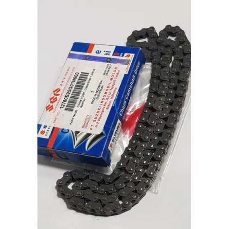 RANTAI KETENG ATAU TIMING CHAIN COMP CHAMSHAFT DRIVE SATRIA FU 15012760B25G01N000