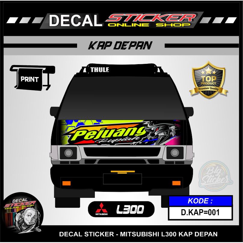 Sticker Mobil Pick Up Variasi keren terbaru berkualitas