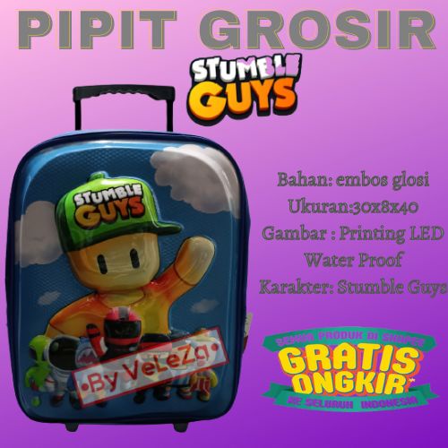 Tas Sekolah Anak-Anak Paud TK Terbaru Karakter Stumble Guys