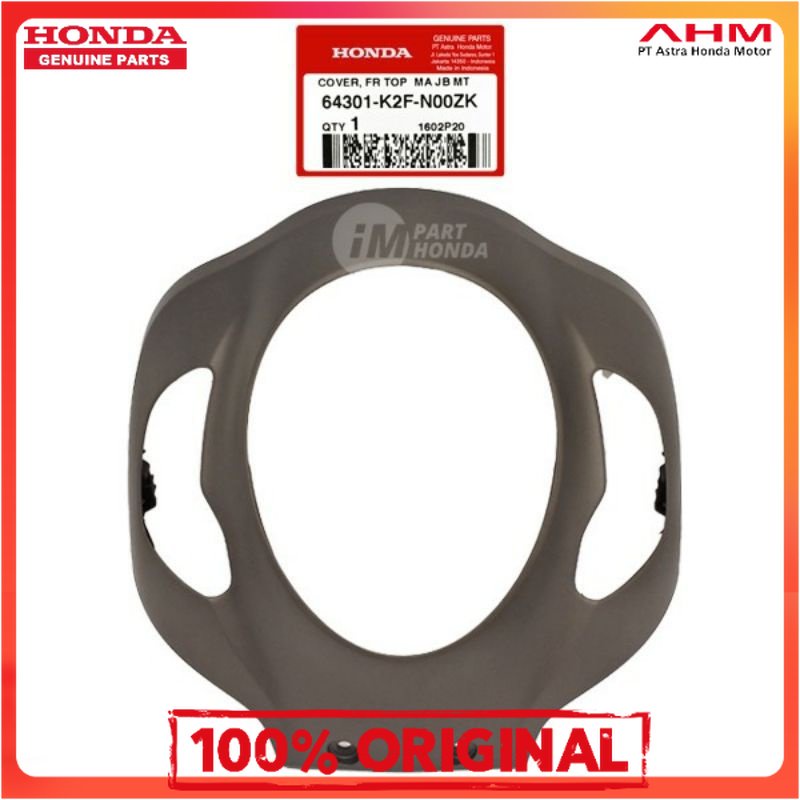 *Ori Ahm  COVER FR TOP LAMPU DEPAN NEW SCOOPY FI PRESTIGE 2021 MATTE BROWN COKLAT DOFF 64301K2FN00ZK