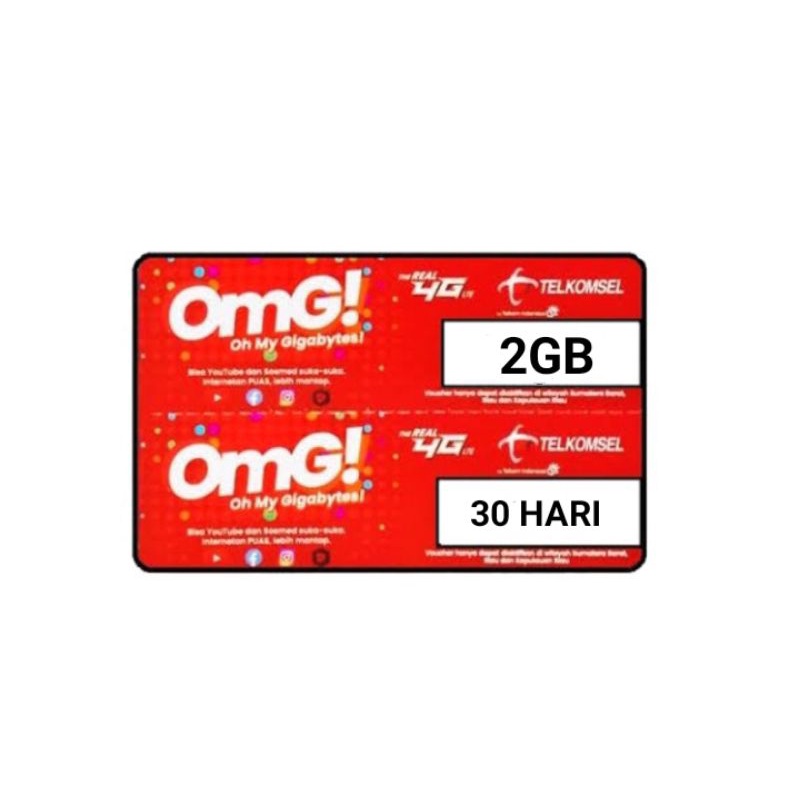 VOUCHER TELKOMSEL 2GB 30HARI LOKAL JABAR