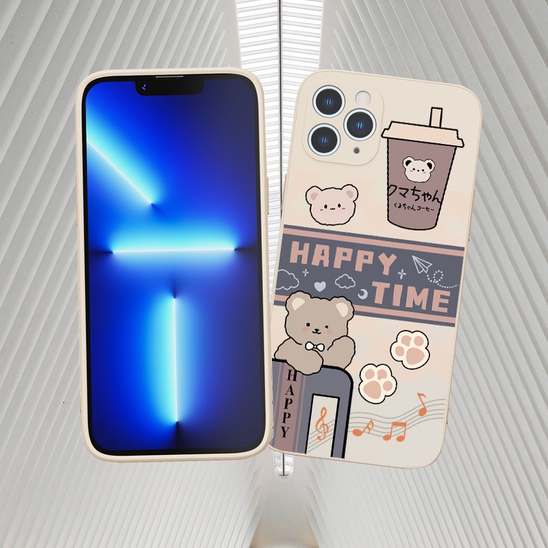 CASE HAPPY TIME OPPO A5S A7 A11K A12 A54 A53 A15 A15S A16 A17 A17K A3S A5 A9 2020 A52 A33 A55 A76 A96 A92 A74 4G A95 5G RENO 8t 7 5G 5 5F 6