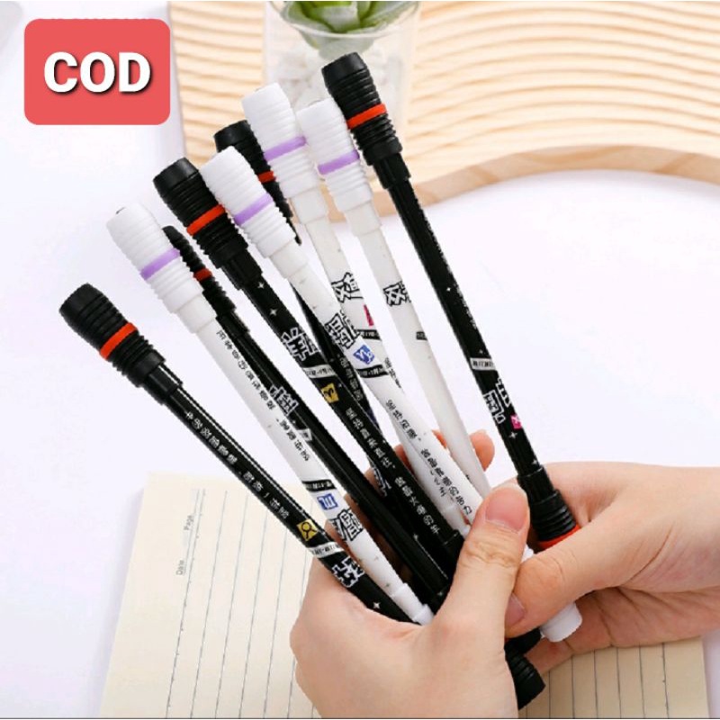 AESTHETIC SPINNING PEN BALANCE TERBARU ANTI SLIP PEN PUTAR PEN ANTI STRES PEN AJAIB