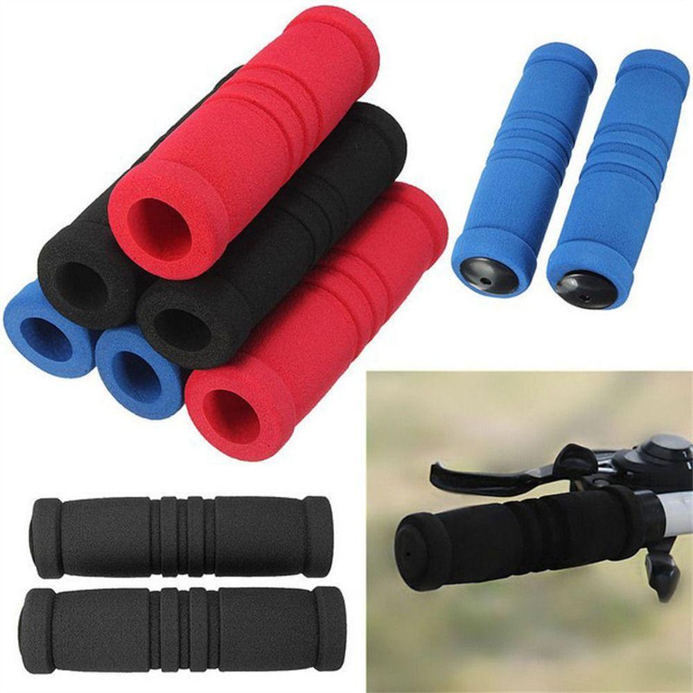 Lanfy Sepeda Grips Aksesoris Motor Tahan Lama Non-slip Stang Grips Sepeda Balap MTB Sepeda Grips