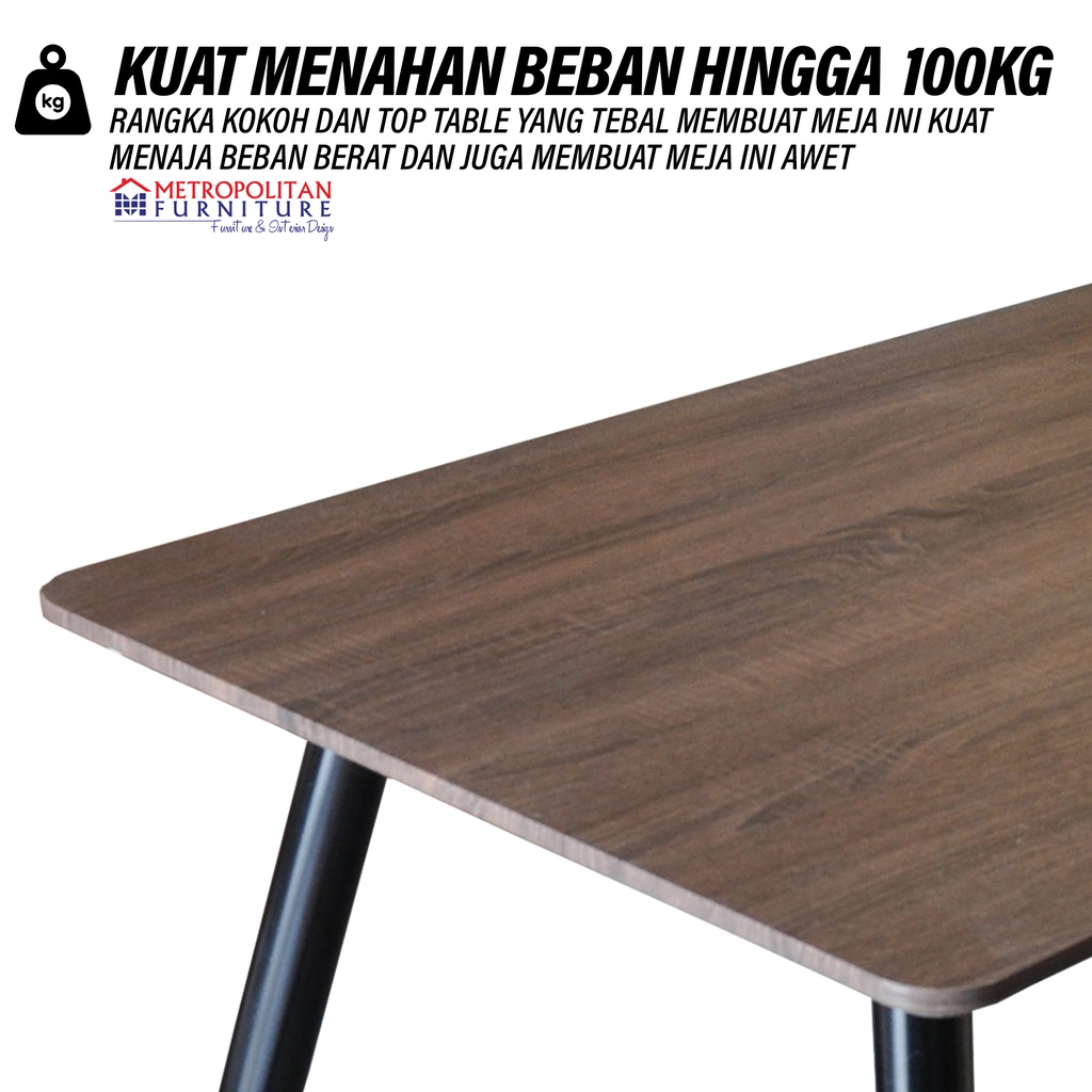 Meja Makan Minimalis Scandinavian Dining Table