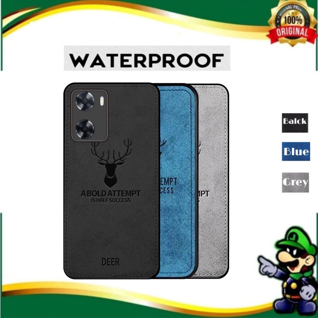 Case OPPO A77s 4G 2022 Softcase Deer Bermotif jeans New Casing OPPO A77s 4G 2022