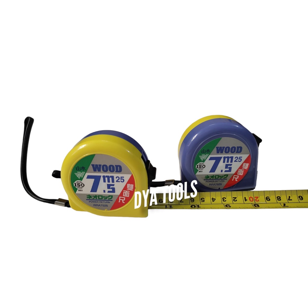 Wood Meteran Hong Sui 7,5 M / Meteran Hong Shui 2 Sisi