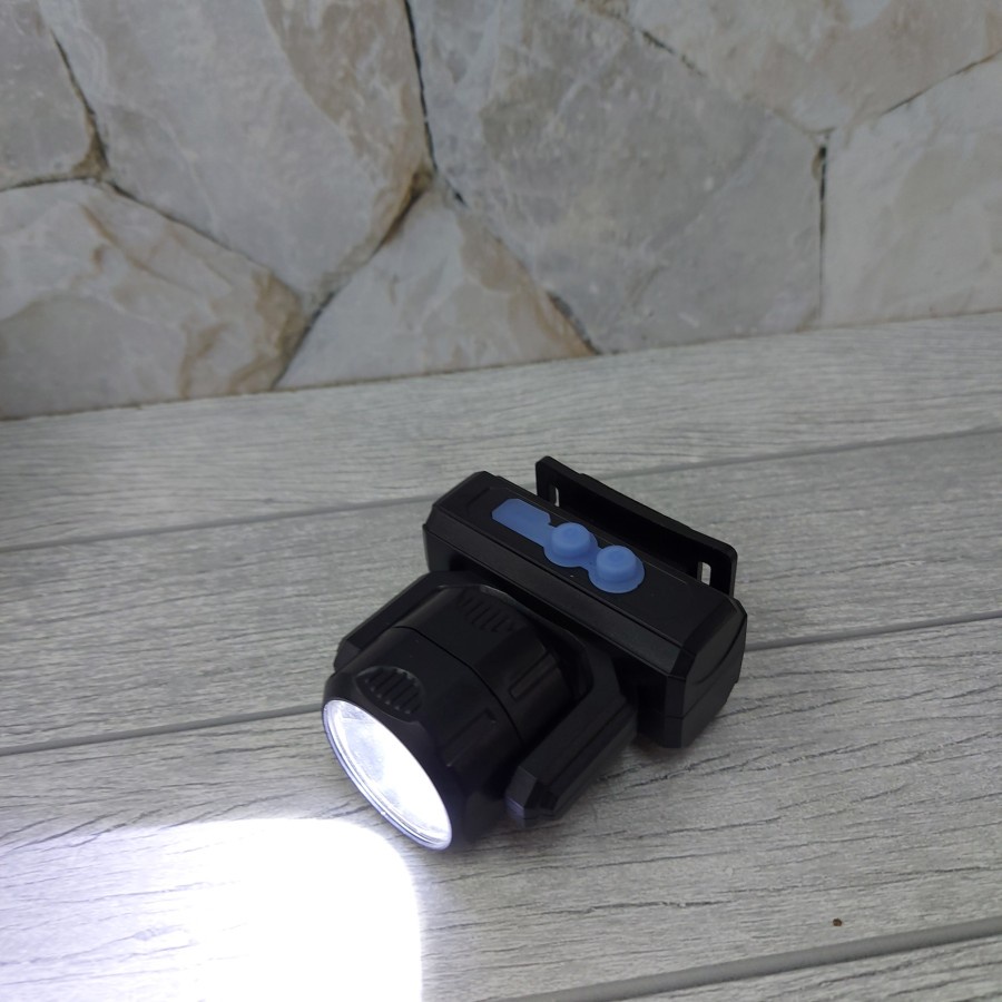 TERBARU!!Senter Kepala Led Cahaya Putih 7W Rotate 2 Mode Lampu Sunpro S 2186