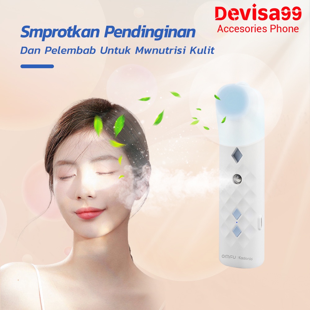 Devisa99 kipas angin mini nano spray kipas 2in1 kipas USB mini lipat fan pendingin kecil kipas murah portable