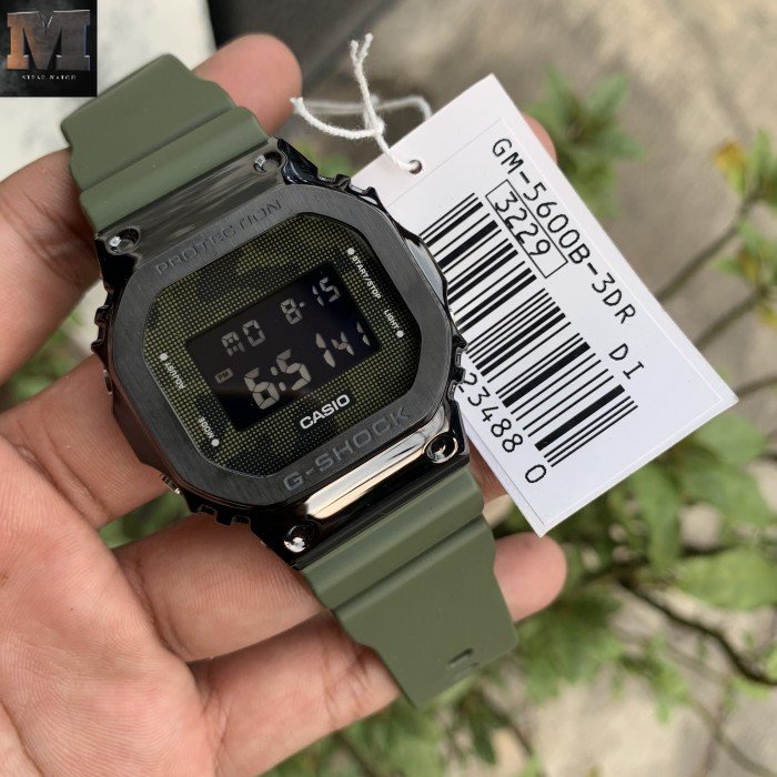 Original jam tangan Casio G-Shock tipe GM-5600B-3DR 
 GM5600 3DR