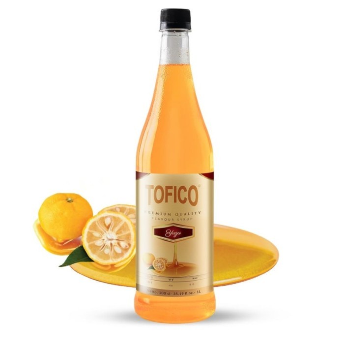 

Tofico Syrup yuzu natural flavour 1 Liter Tofico Sirup jeruk yuzu