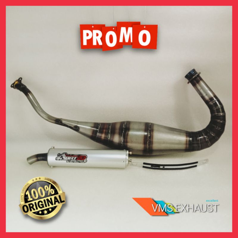 Knalpot Ninja R ,RR ,SS, Abrt20 tipe cobra plat karat