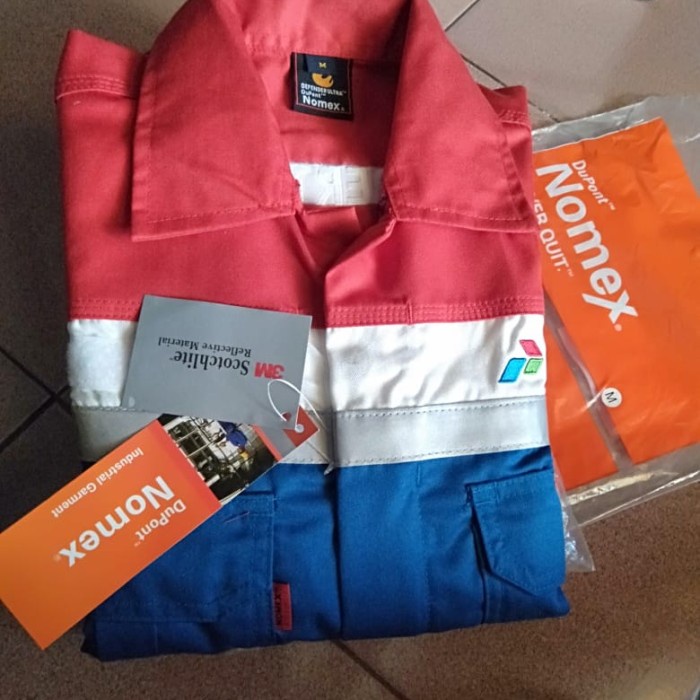 Baju Bengkel Promo Wearpack Nomex Dupon Pertamina Original