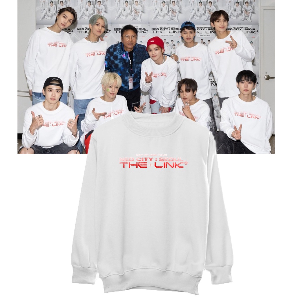 Sweater NCT 127 the link merah gradasi