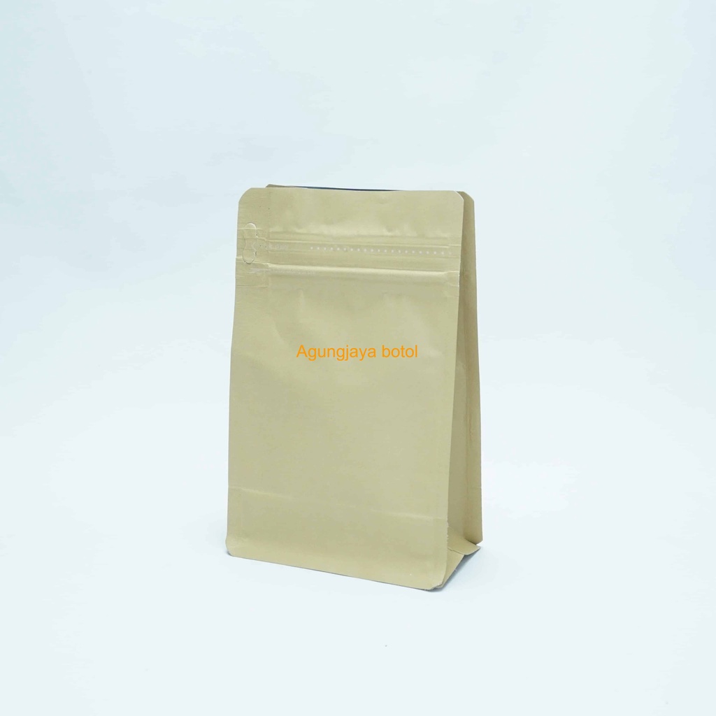 

Flat Bottom Ecopack Emas/ Standing Pouch/ kemasan Makanan/ Kemasan cair