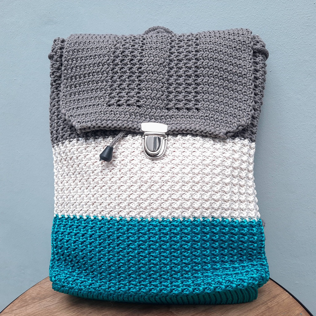 Tas Ransel Rajut Blaster - SenjabyAtsa-Abu Tosca