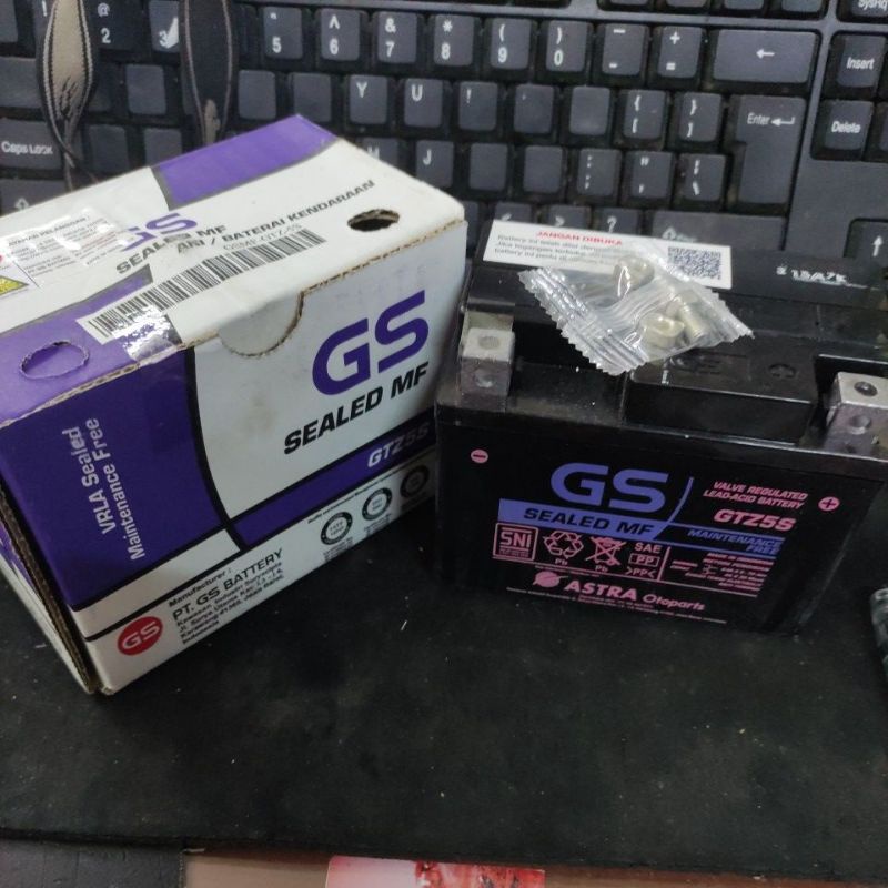 aki gs asli original 100%Kph beat GTZ