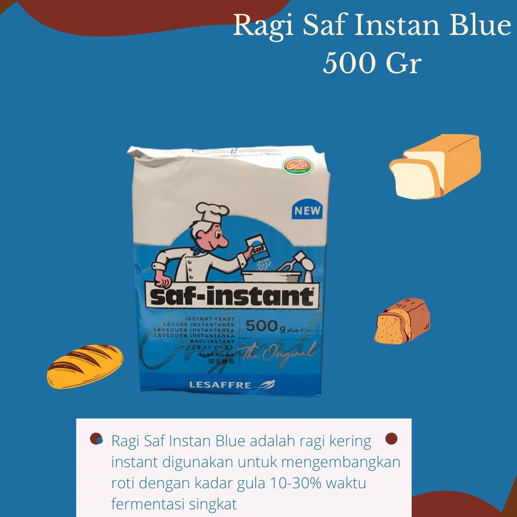 

Ragi Saf Instant Biru 500 gr