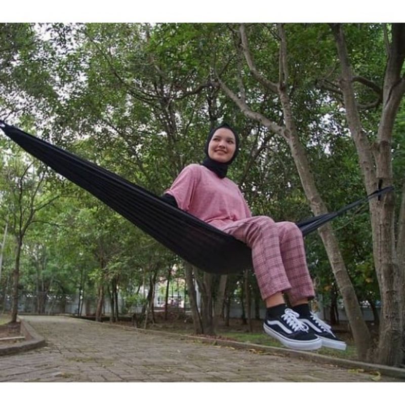 Hammock singgle 150kg include 2 tali webbing