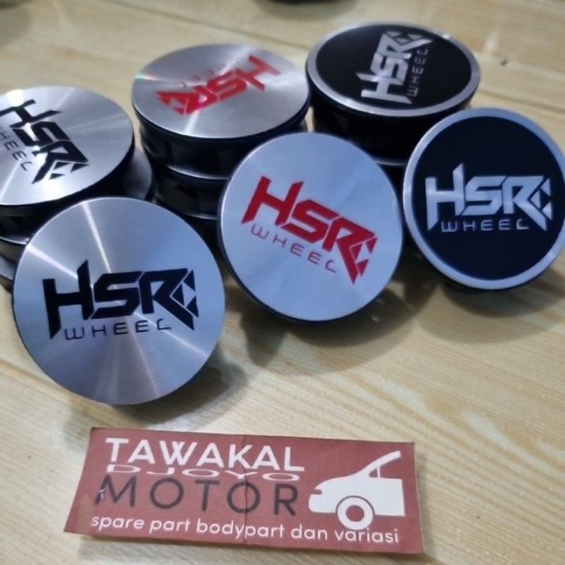 dop velg tutup center velg racing HSR 6cm