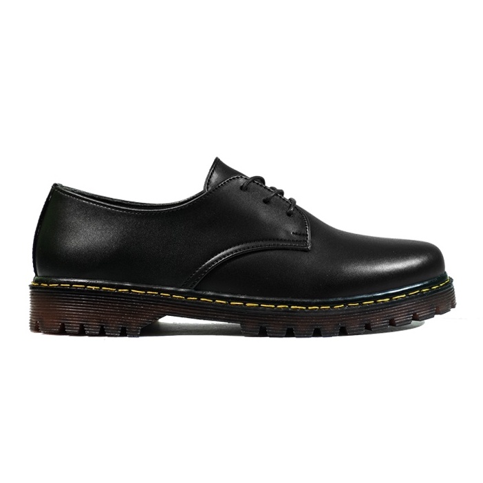 GREALISH BLACK GUM |ManNeedMe x Lvnatica| Sepatu Pantofel Pria Kantor Formal Shoes ORI SOL DIJAHIT