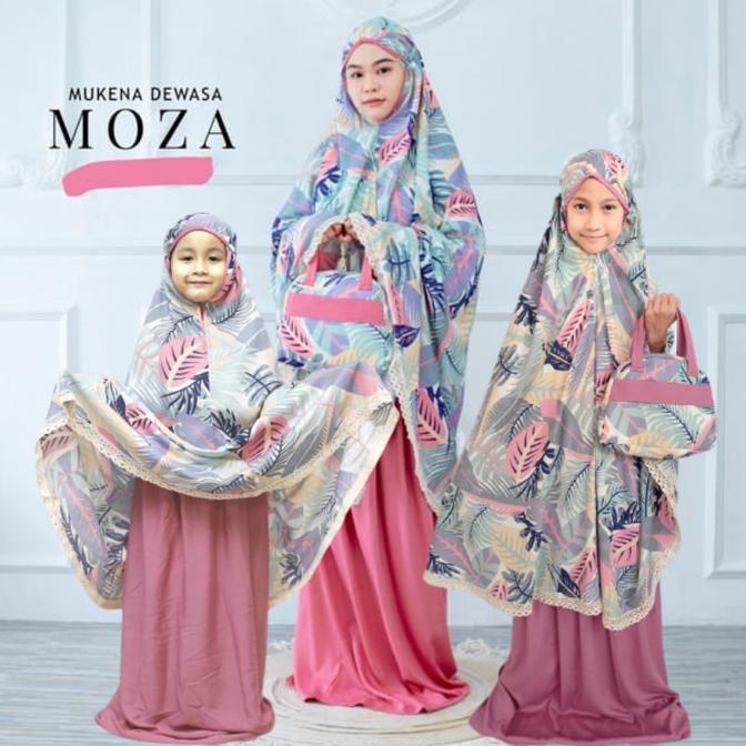 Mukena Anak Katun premium Motif Karakter Bunga