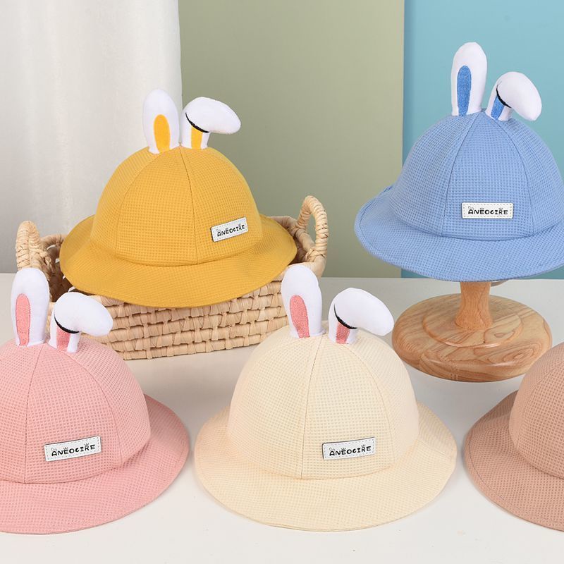 COD- Topi Bucket hat lucu  Bucket hat anak unisex impor premium  usia 1-5 Tahun / Bucket hat anak anak Motif BUNNYEAR  Premium