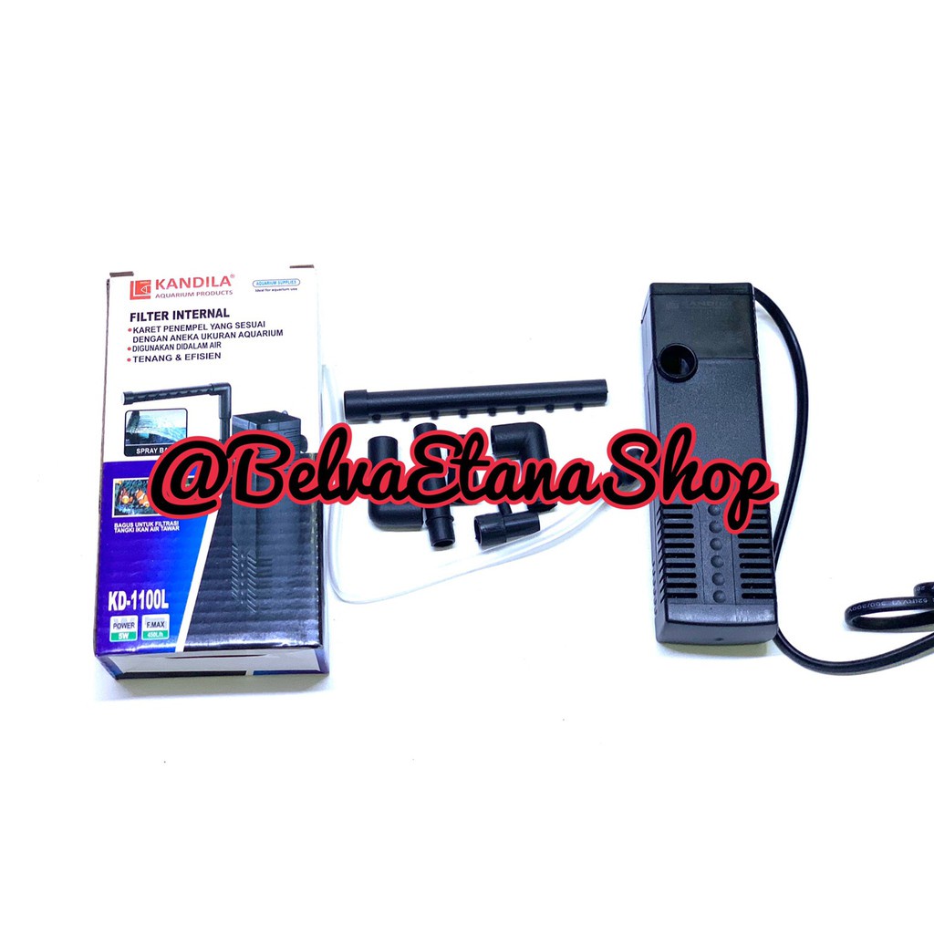 Kandila 1100L Internal Filter Filter Celup Aquarium Aquascape