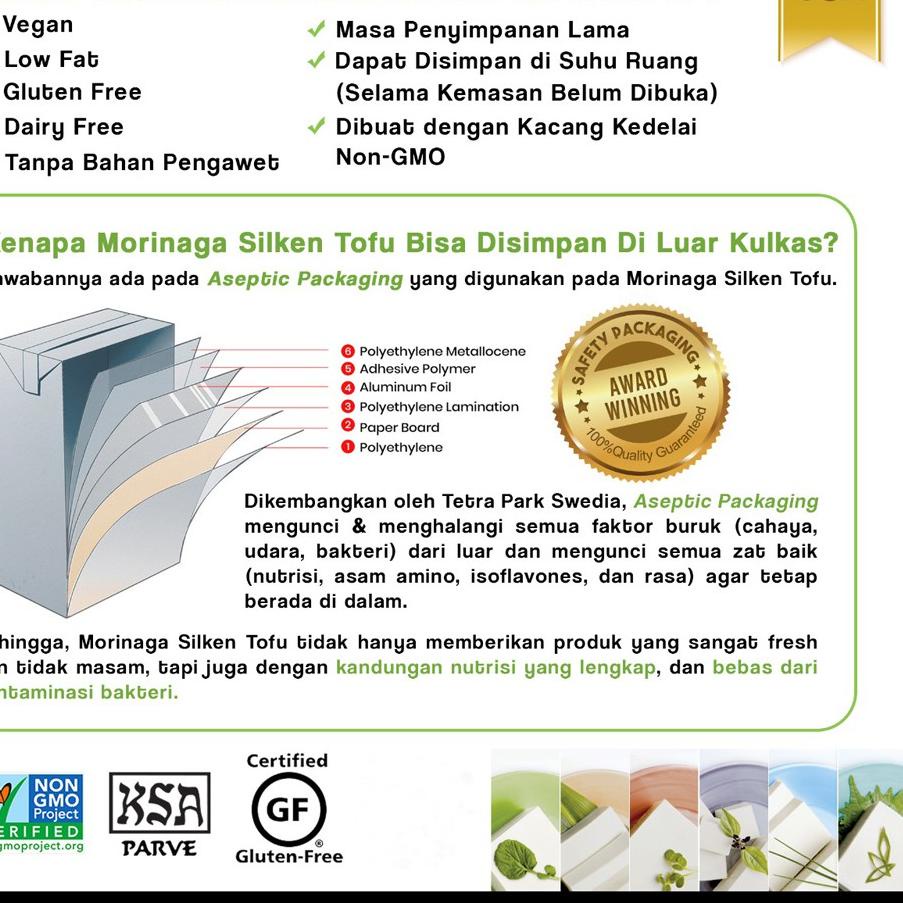 

Potongan spesial--Mori-Nu Silken Tofu EXTRA FIRM 349 Gr