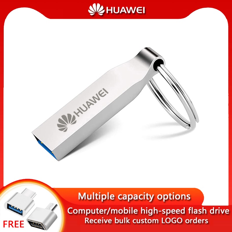 Huawei Flashdisk Usb 256MB Bahan Logam Anti Air Shockproof Dengan Gantungan Kunci