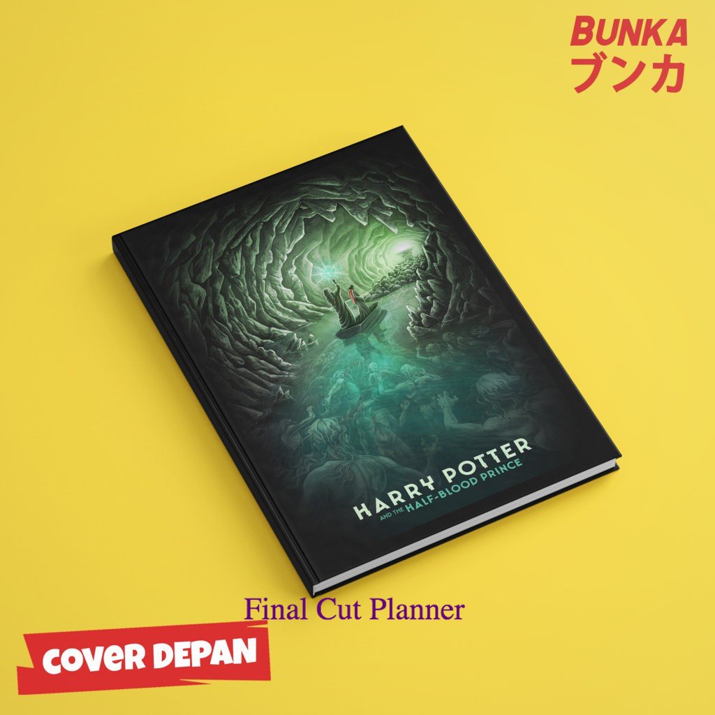 

Notebook Harry Potter and the Half Blood Prince Art Cover Hardcover A5 Buku Tulis Catatan Note .