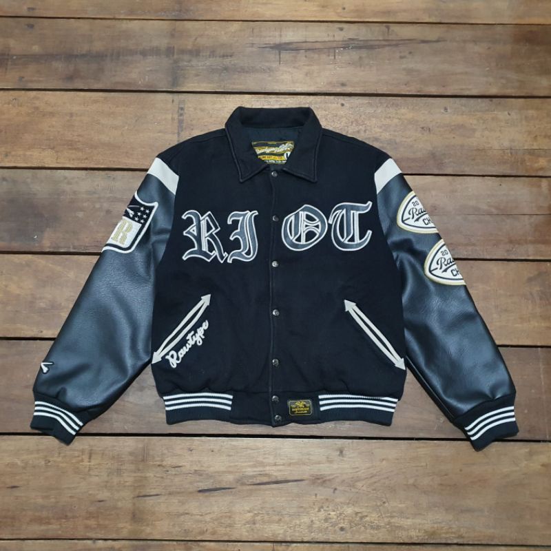 JACKET VARSITY CHAMP RAW TYPE RIOT TOMCATS 3 ORIGINAL RAWTYPE TOMCAT TEAM RTR LIMITED EDITION