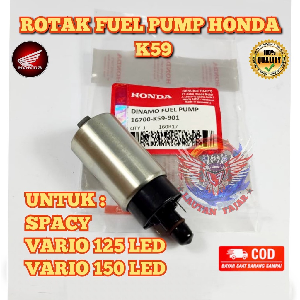 Rotak Vario 125 led , Vario 150 led , Spacy rotak dinamo pompa bensin / Rotak fuel pump Honda kualitas asli original ori orisinil k59