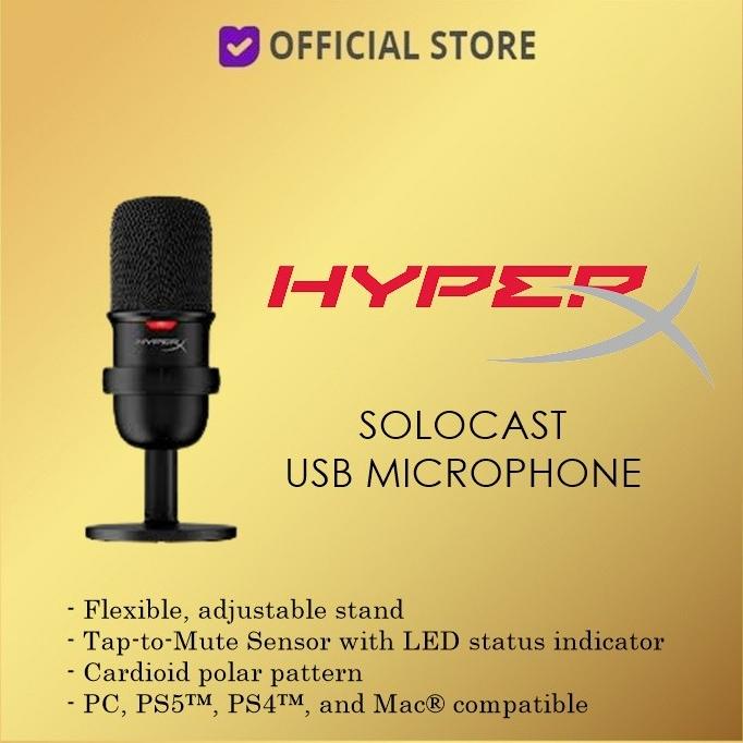 Jual Hyperx Solo Cast Gaming Microphone Hyper X Kingston Usb Mic