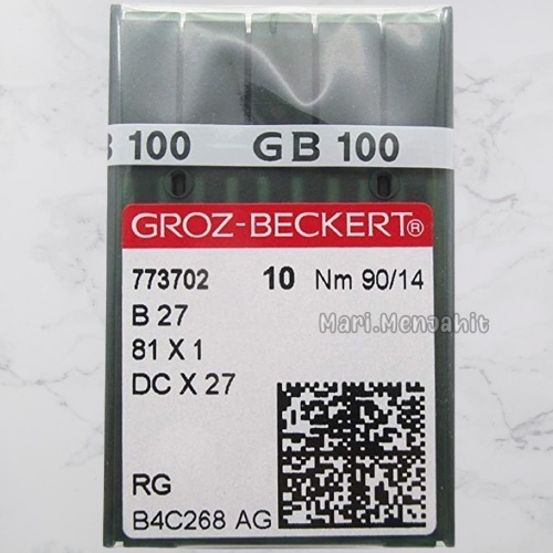 Jarum Mesin Jahit Obras DCX27 / DCX1 - GROZ BECKERT Needles DC x 27 / DC x 1