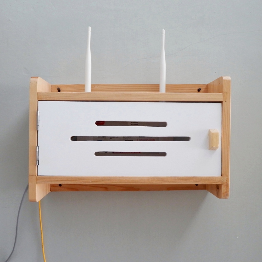 Rosianashoop77 Box Antena Wifi (Cover Antena Router/Tutup Antena Wifi)
