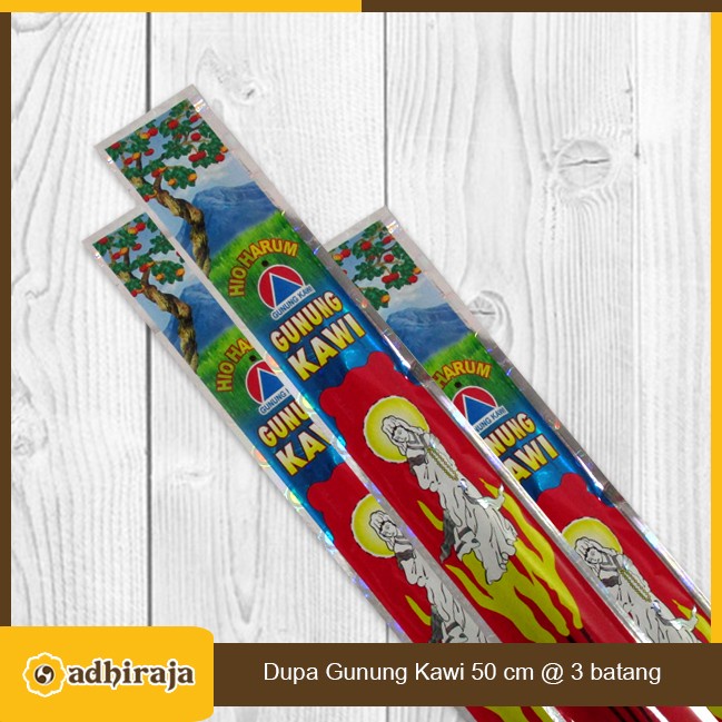 Dupa / Hio Wangi Gunung Kawi Stick Hitam Cap Buah Thoo 50 cm @3 batang