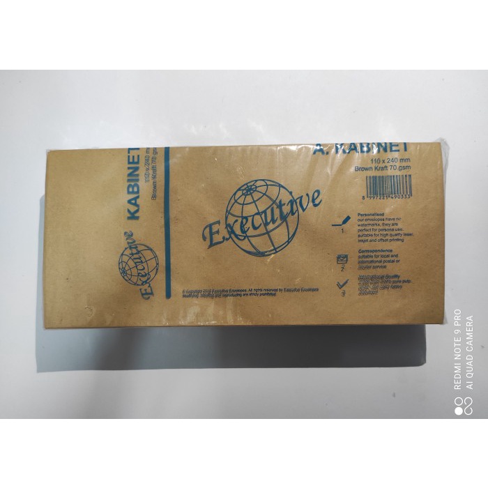 

Jual Amplop Coklat Kabinet / Folio / A3 Merk Excutive - 100 Lembar Diskon