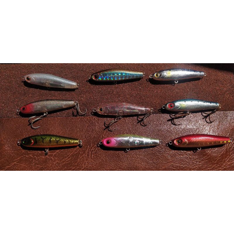 storm gomoku flutter stick 4mm sinking 9pcs lure UL bonus 2pcs