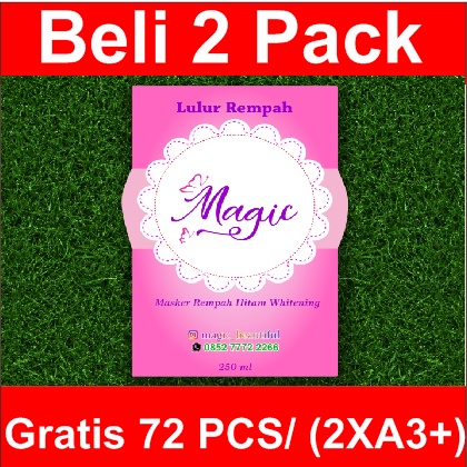 

STIKER LABEL PRODUK PERSEGI PANJANG "LULUR REMPAH