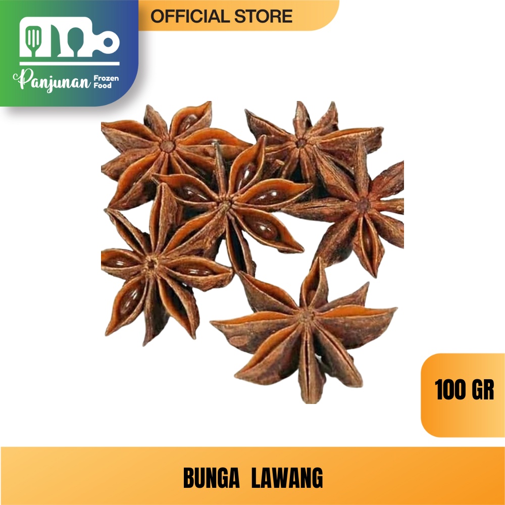 

Pekak / Bunga Lawang / Star Anise 50gr PREMIUM QUALITY